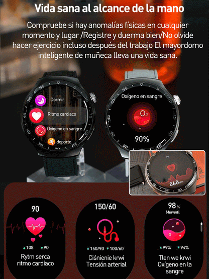Reloj de salud inteligente suizo