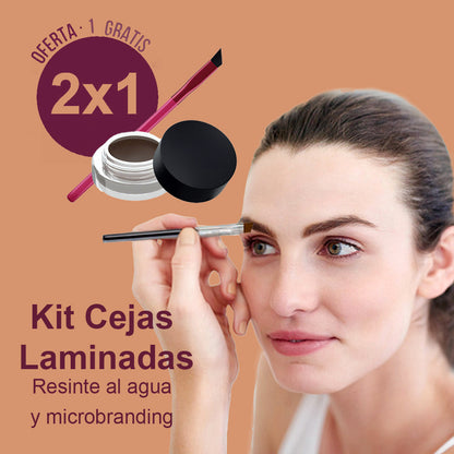 2x1 Kit Cuidado Casero Para Cejas Laminadas 4D®