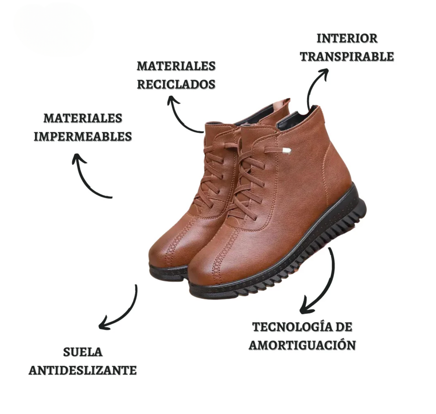 Ágata| Botas Ortopédicas de Mujer